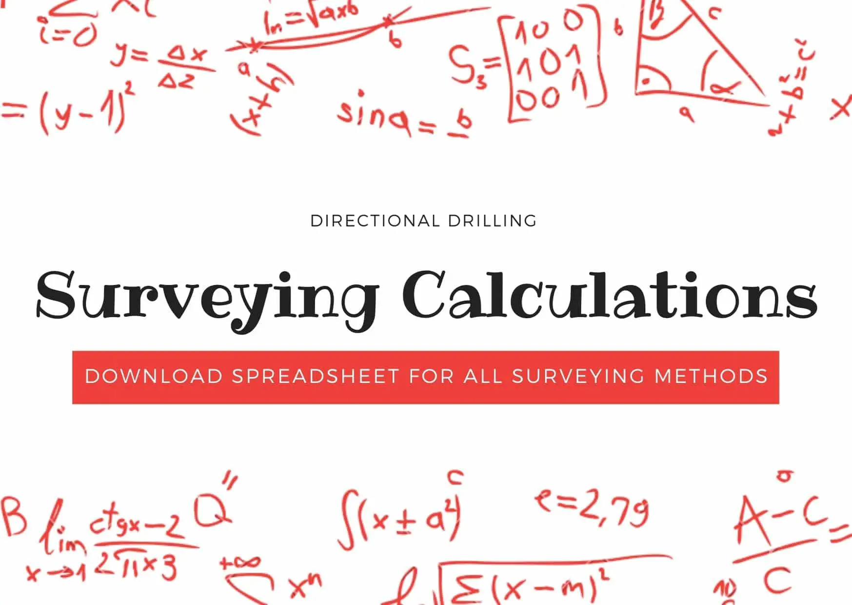 directional drilling survey calculations methods and terminology excel spreadsheet