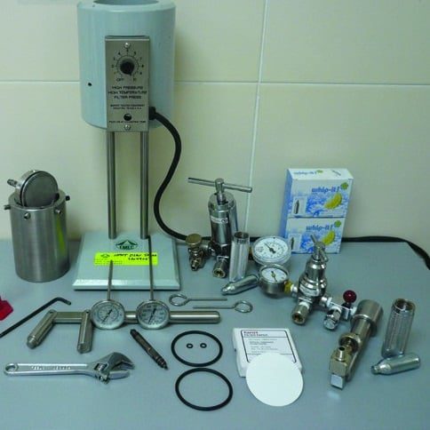 HPHT Filter Press Fluid Loss Test Procedure Apparatus