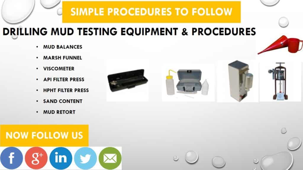 Drilling Mud Testing Equipment & Procedures