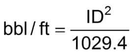 Pipe Capacity