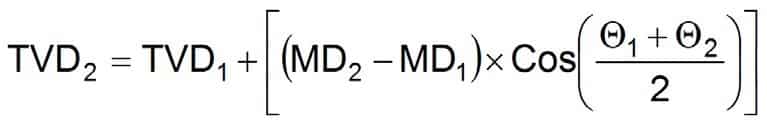 Mud engineer calculations equation for True vertical depth
