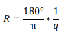 radius of curvature