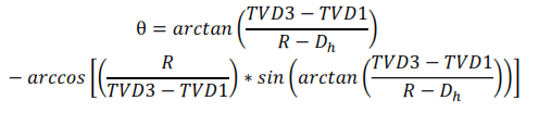 maximum inclinations for well trajectory design and calculations