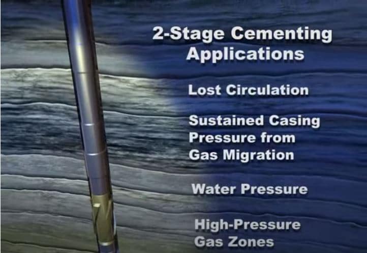 Multi stage primary cementing operations for oil and gas wells