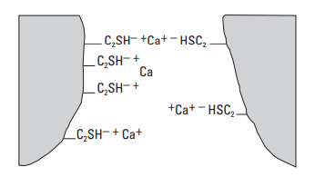 Cement grain interactions.