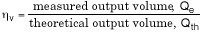 Mud Pump efficiency formula 