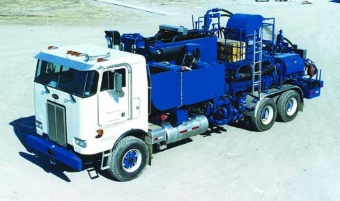 Fig. 11-29. Typical cementing truck.