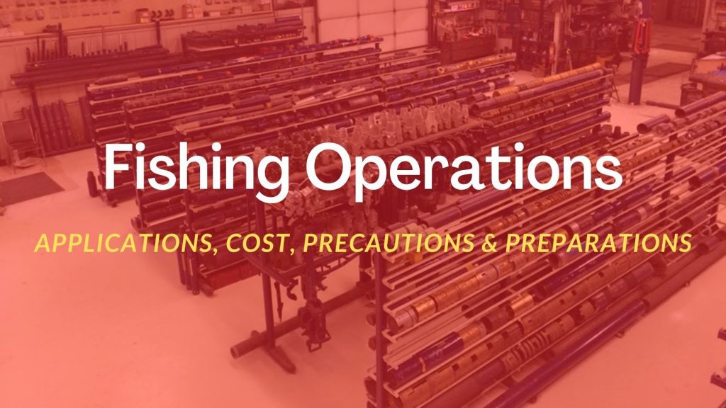 Fishing operations while drilling in oil and gas industry