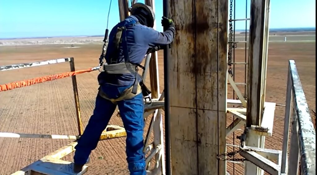 Derrick Man & Drilling oil Rig Crew & personnel Organization Chart