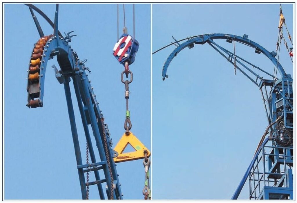 Two views of Gooseneck