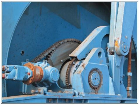 Coiled Tubing Reel, Chain Drive System