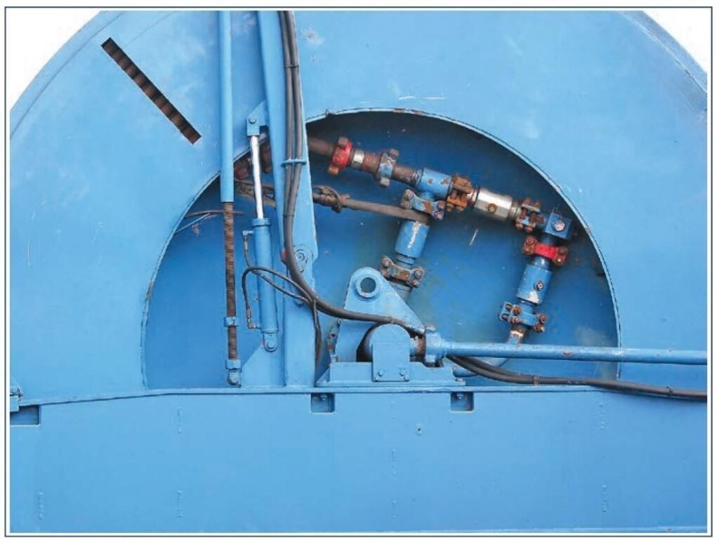 Coiled Tubing Reel, Rotating Joint Connection