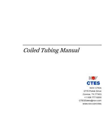 NOV Coiled Tubing Handbook PDF