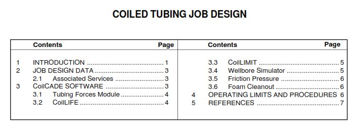 Coiled Tubing Job Design handbook
