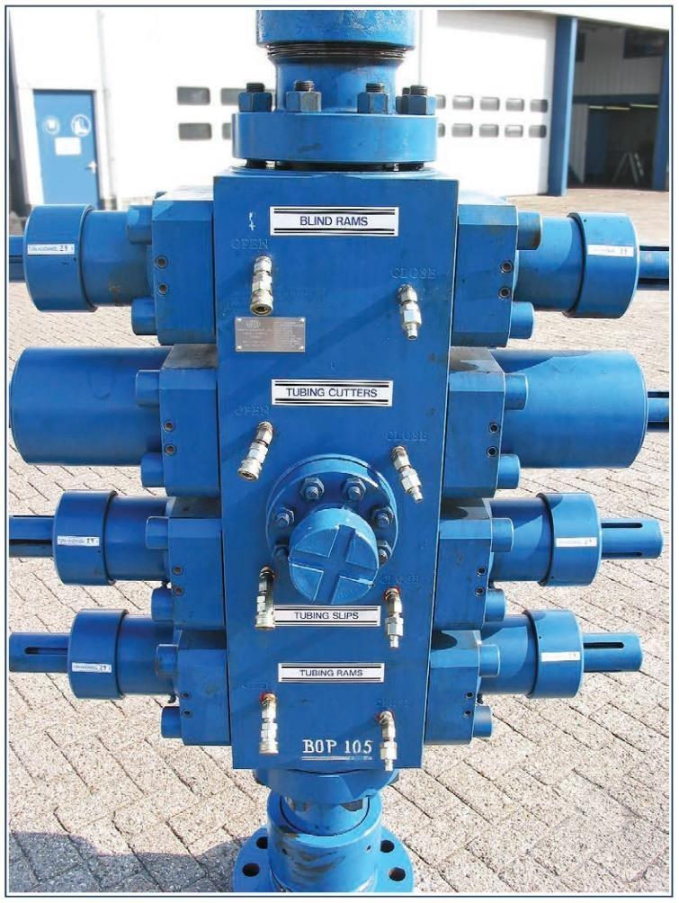 Figure 11: Example of Quad coiled tubing BOP