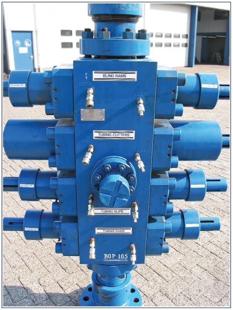 Figure 11:         Example of Quad coiled tubing BOP