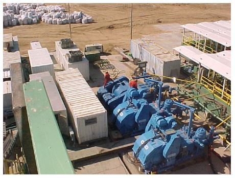 Mud Pumps component of drilling rig