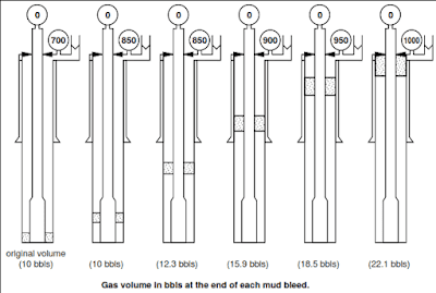 gas behavior in the well.