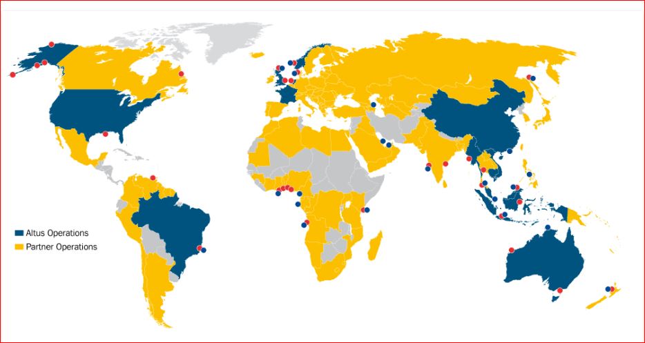 Altus Worldwide company for coiled tubing