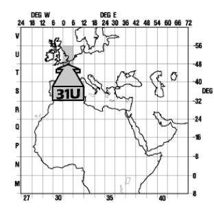 Figure 3: UTM sector 31U