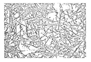 Photomicrograph of attapulgite particles drilling chemicals