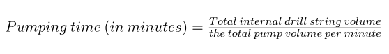 Pumping Time To Fill the Drill String 
