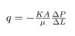 Equations & Formula For Absolute Permeability 