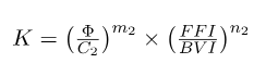 absolute permeability calculation