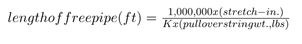 Length Of Free Pipe