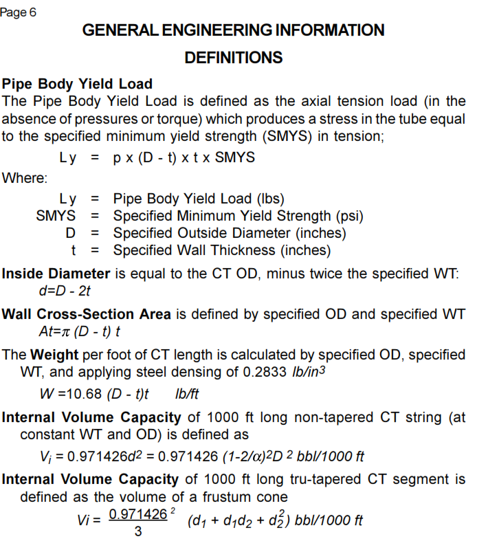 general engineering info