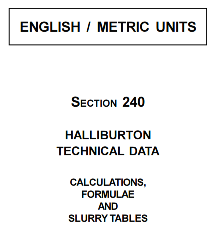 Calculations & Formulas