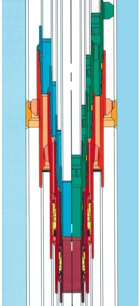 Stack down concept for Mudline suspension system