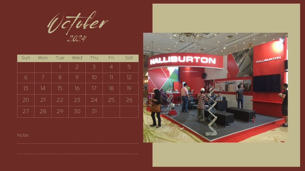 Halliburton Oil and Gas Calendar