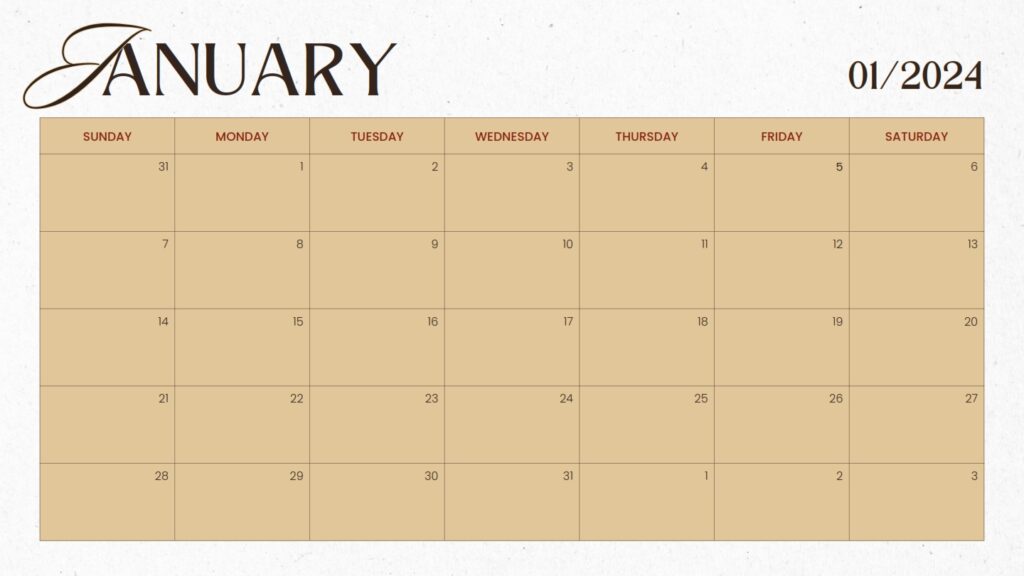 January