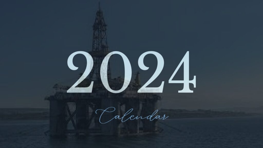 2024 Calendar in Oilfield 