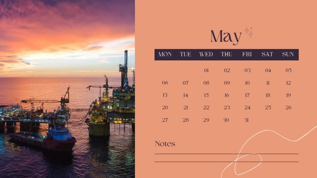 Oilfield Calendar May