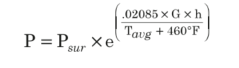 Hydrostatic Pressure Formula In Oil And Gas