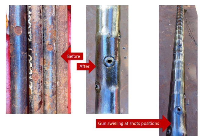 Fired Coiled Tubing Perforation Guns