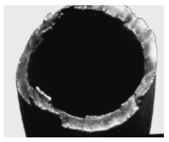 Tensile failure of a 3 1/2" 13.30 lbs/ft drill pipe string.