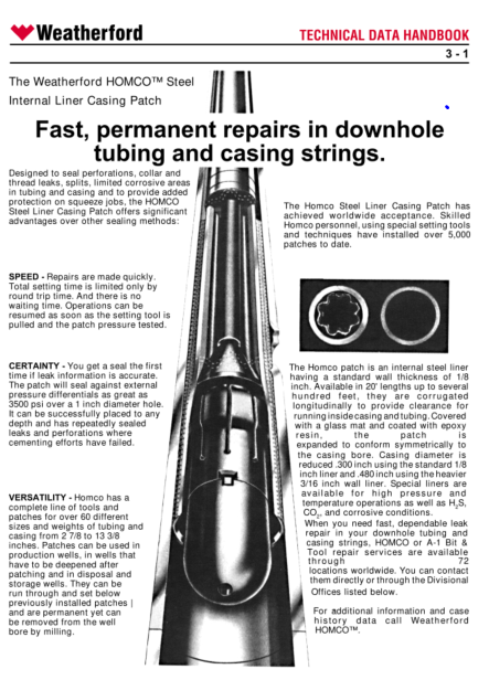 Weatherford Technical Data Handbook