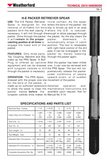 Packer Retrievers & Casing Rollers