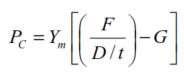 minimum collapse pressure in the transition range